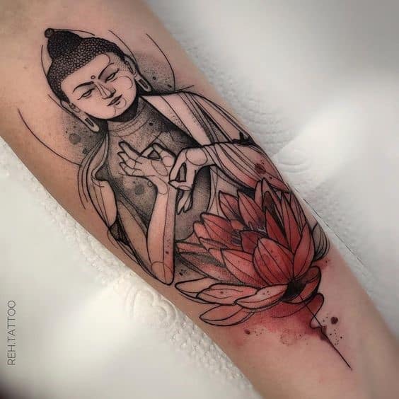 Tatuagens de Buddha: 30 ideias masculinas