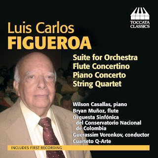 cover - Luis Carlos Figueroa - Suite for Orchestra, Concertos & String Quartet