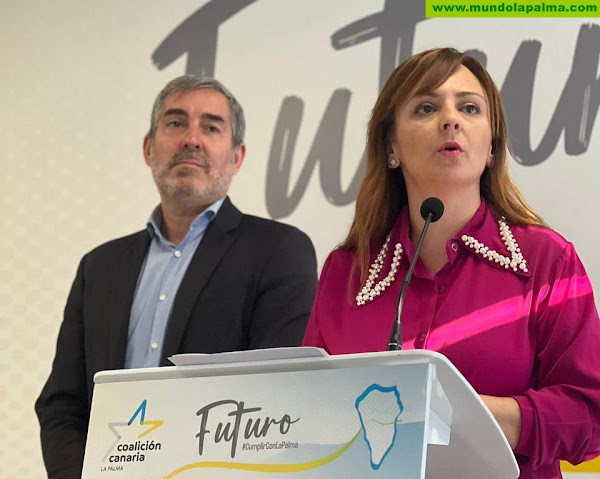 Nieves Lady Barreto y Fernando Clavijo reclaman la puesta en marcha inmediata de las medidas conseguidas por CC para La Palma