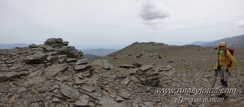 Cerros Trevelez - Granados - Peñón del Muerto I y II - Plaza de los Lobos