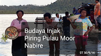 Tradisi Injak Piring di Pulau Moor Nabire