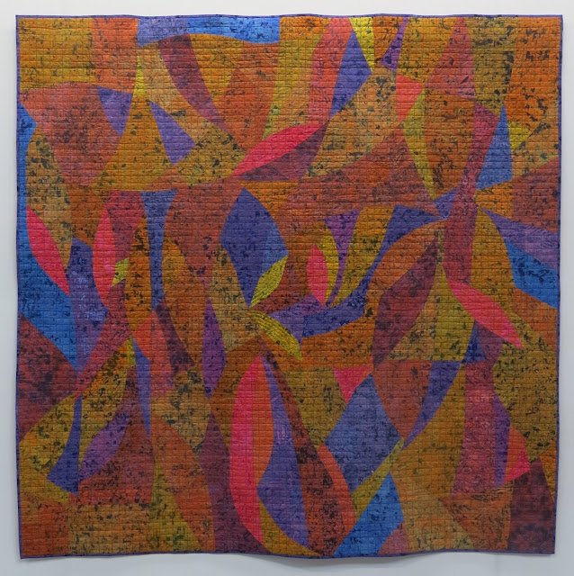 Purple Edge by Janet Twinn - Birmingham Festival of Quilts 2018