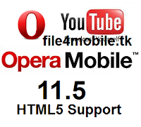 حــصــريـــا : تحميل أوبرا موبايل 11.5 ودعم كامل لتشغيل الفيديو .. Opera Mobile 11.5 -HTML5 Support