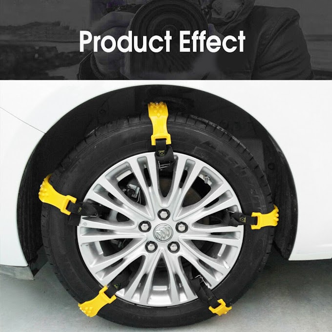 [available] 1PC Car Snow Tire Chain Belt Beef Tendon Auto Wheel Tire Anti-skid TPU Set [Booboom]