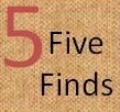 Five Fashion Finds