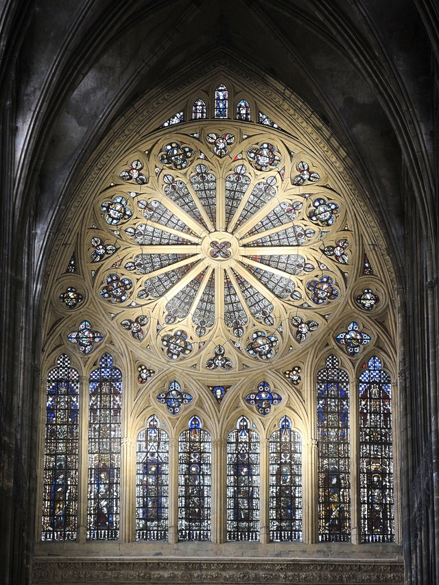 Metz: de kathedraal: de binnenkant
