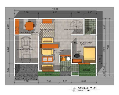 Image 1 Floor Plan Houses Minimalist