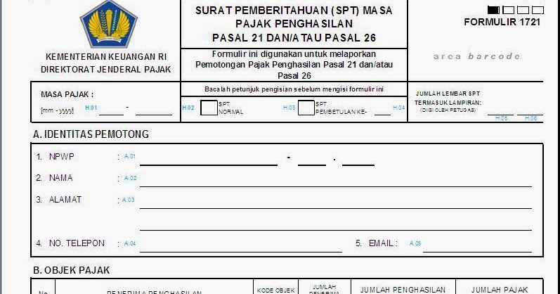 Download Surat Pernyataan Wajib Pajak Non Efektif Excel ...