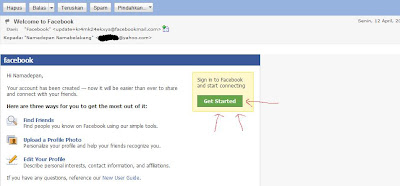 tahap akhir cara membuat faceebook
