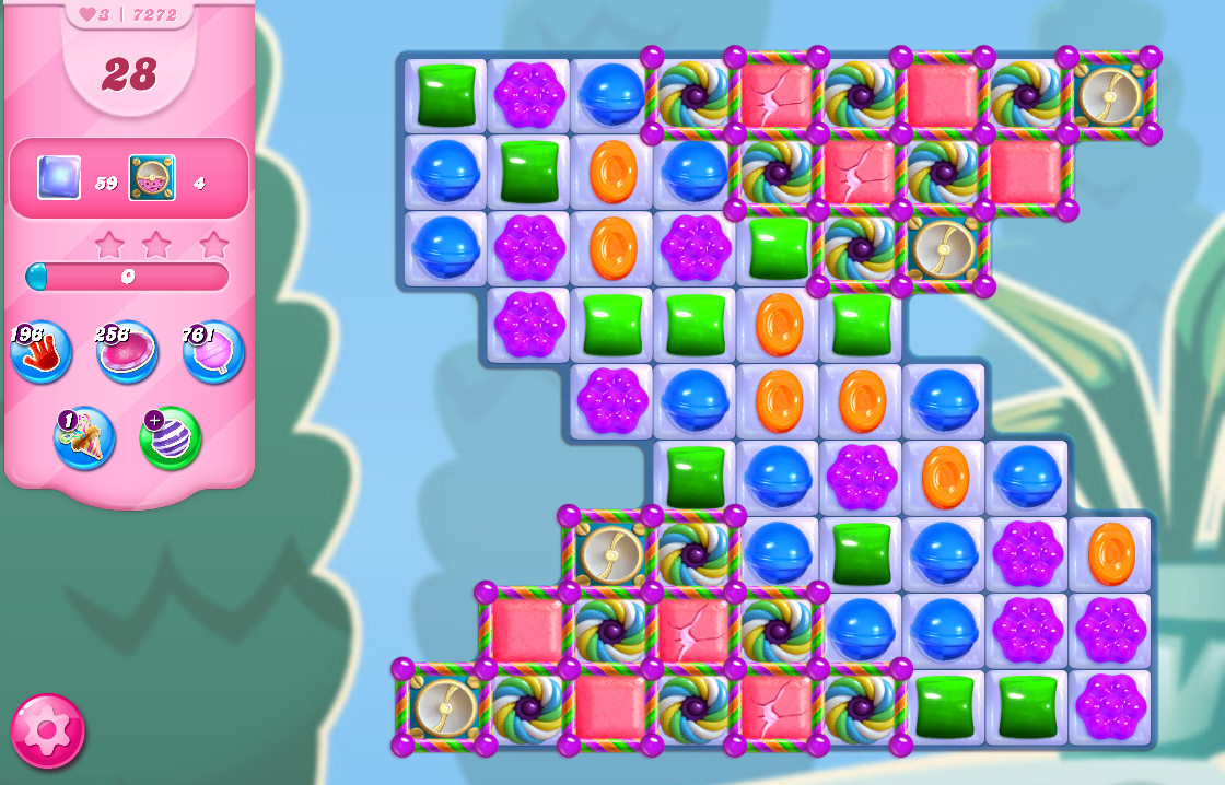 Candy Crush Saga level 7272