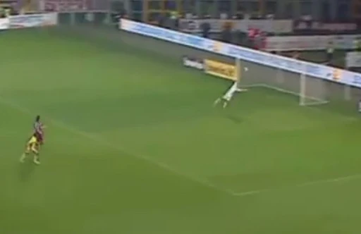 Verona defender Domenico Maietta scores against Torino following a solo counter-attack