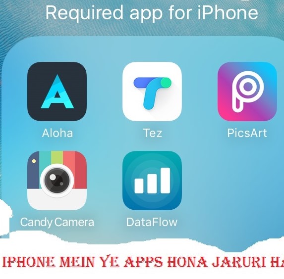 required apps for iphone