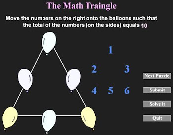 The Math Triangle Game