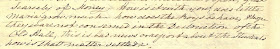 Detail of letter to John Wheelcock asking about the destruction of the College