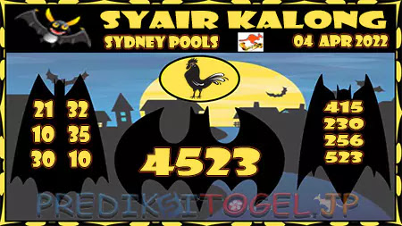 Prediksi Kalong Sydney Senin 04 April 2022