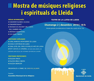 Noticies. Ajuntament de Lleida. Schola Cantorum 2 de desembre 2018