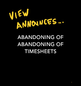 View blog Your sex is on your timesheet as View announces abandoning of abandoning of timesheets by Matthew Burgess