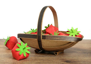 Strawberry Trug by Esselle Crafts