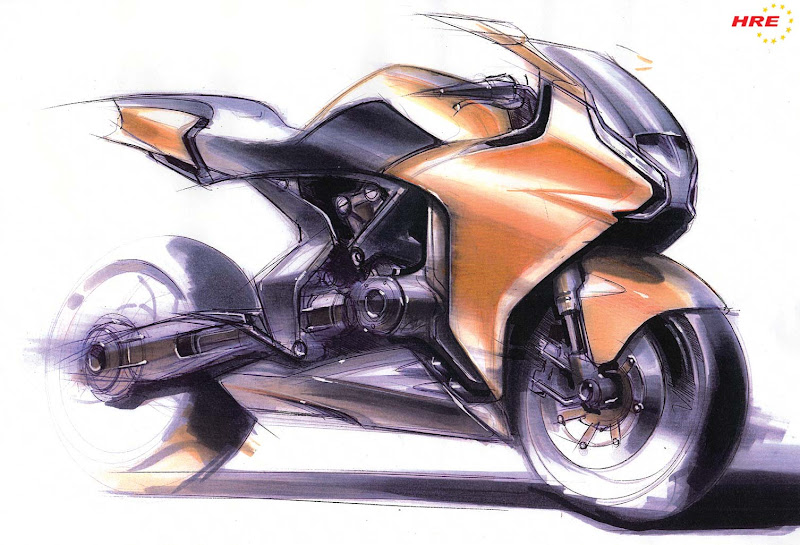  NEW HONDA VFR1200F CONCEPT SKETCHES