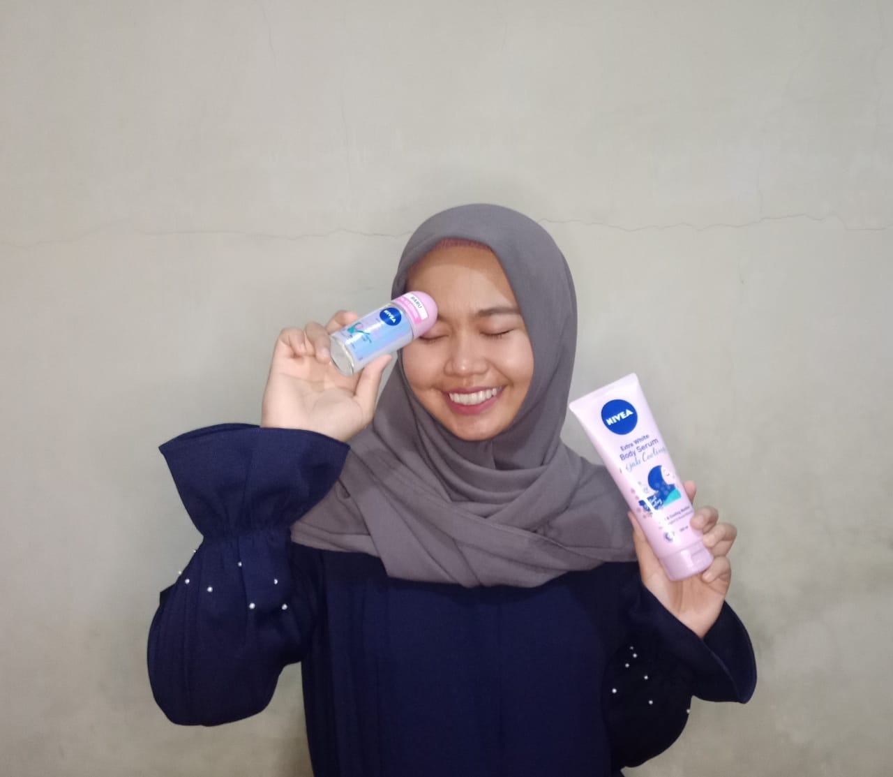 Review Nivea Whitening Hijab Fresh Deodorant dan Cooling Body Serum