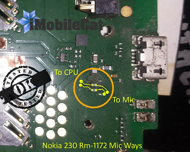 New Nokia 230 Rm-1172 Mic Jumper Ways Solution