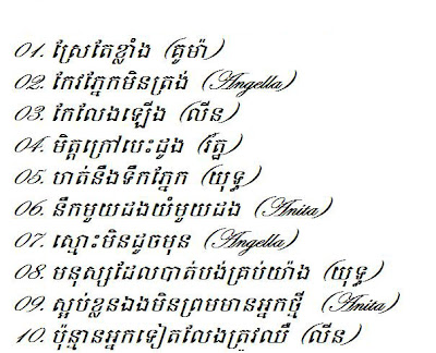 Khmer Song: M Production Cd Vol.17