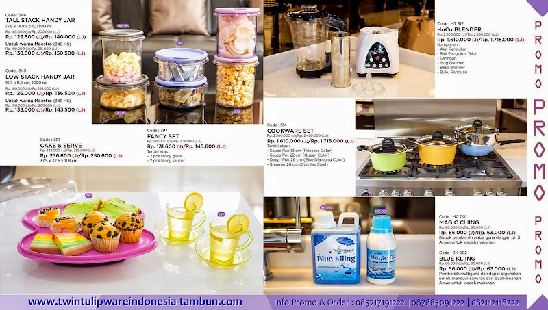 Promo Twin Tulipware Januari - Februari 2015 ~ Diskon 30%