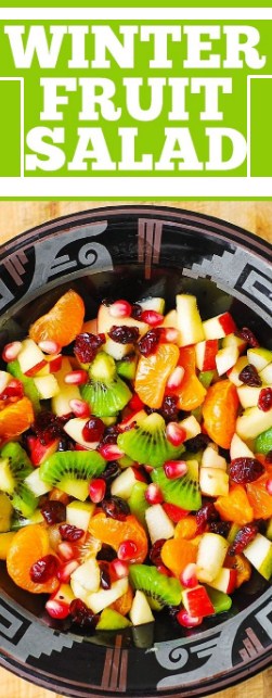 Winter Fruit Salad with Maple-Lime Dressing Recipe