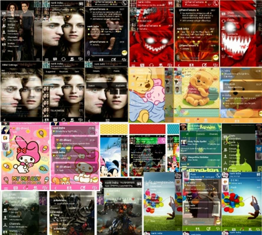  Tema themes BBM Mod download stiker versi terbaru 