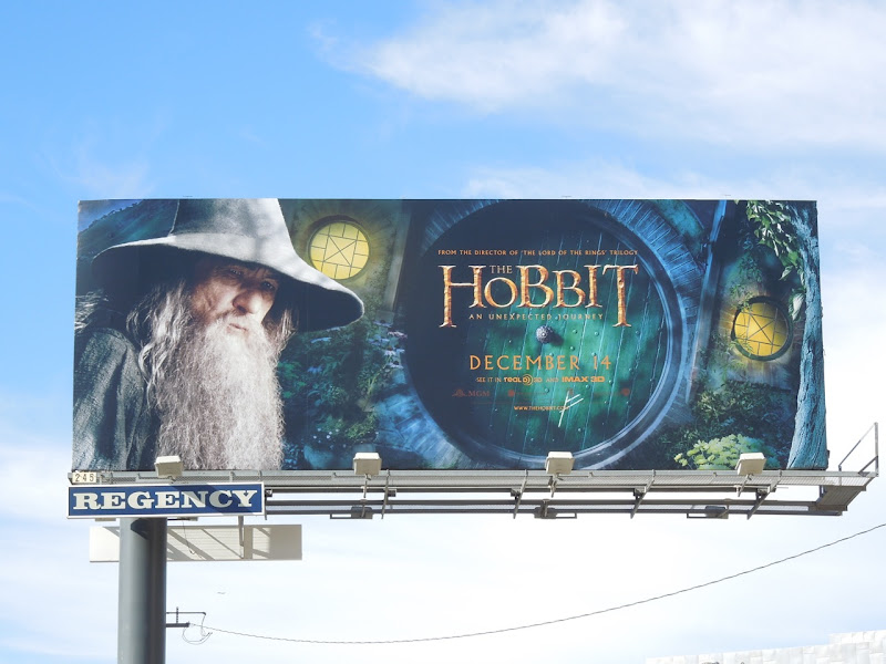 Hobbit Unexpected Journey billboard