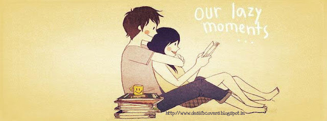Cute Couple Lazy Moments FB Cover