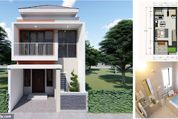 Desain Rumah 2 Lantai Ukuran 7 X 10 Di Bogor