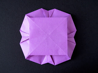 Origami Piatto a fiore, retro - Flower Dish, back, Francesco Guarnieri
