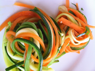 spaghettis de légumes