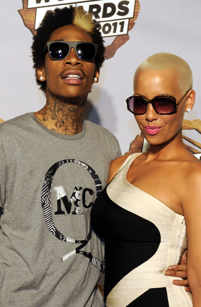 wiz khalifa amber rose tattoo on his face. wiz khalifa amber rose face