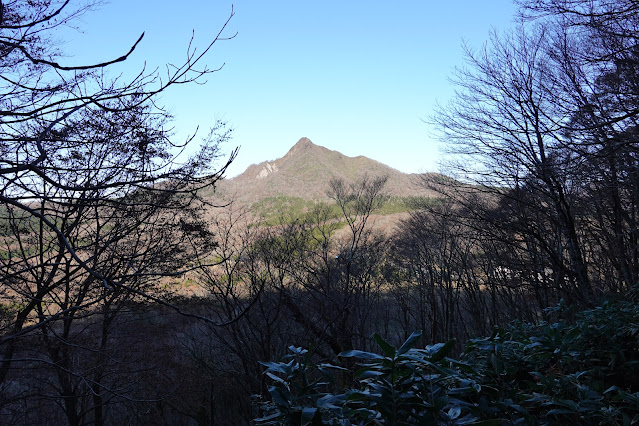 岡山県真庭市蒜山上福田 擬宝珠山登山道 烏ヶ山の眺望