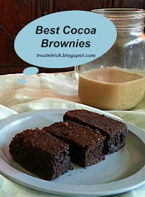 Best Cocoa Brownies Recipe @ treatntrick.blogspot.com