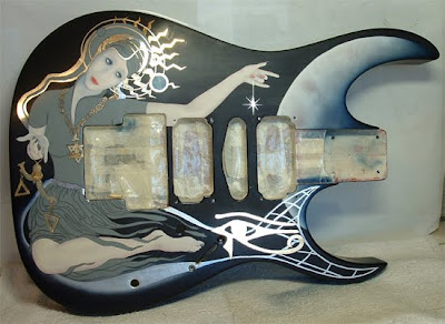 Airbrushing Electric Guitars