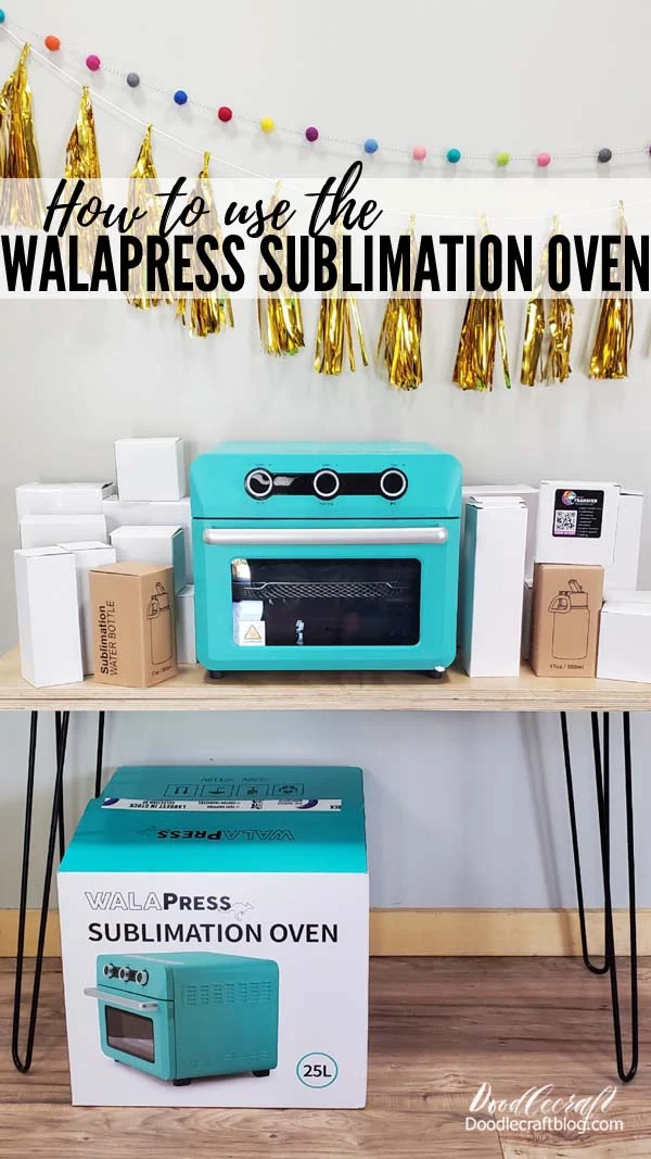 How to Use the Sublimation WALAPress Oven from Heat Transfer Warehouse  I love this Sublimation WALAPress Oven from Heat Transfer Warehouse!   Sublimation ovens are awesome for lots of sublimation crafts.   The WALAPress Sublimation oven is a great size, small enough to fit in my space, but big enough for larger projects or multiple projects at a time.