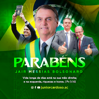 Criação de Banner para o Aniversário do Presidente Bolsonaro
