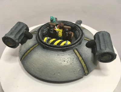 Rick & Morty Flying Car Rear no Dome