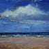 Sand In My Sandals, Seascape Paintings by Arizona Artist Amy Whitehouse