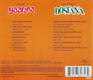 Yaarana (1981) & Dostana (1980) - [FLAC]