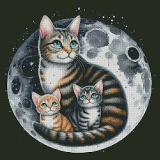 cross stitch pattern cats