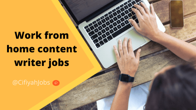 Content writer jobs work from home for fresher