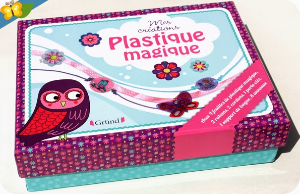 Coffret "Mes créations : Plastique magique" de Aurore Meyer et Emilie Lapeyre - éditions Gründ