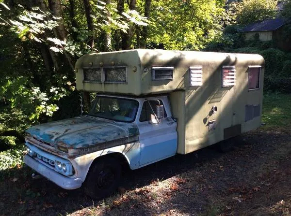 Tiny Home, 1966 GMC RV Truck