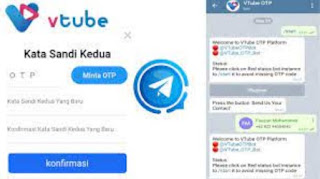 Cara Daftar Vtube di Telegram