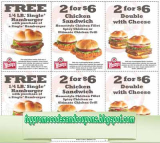 Free Printable Wendys Coupons