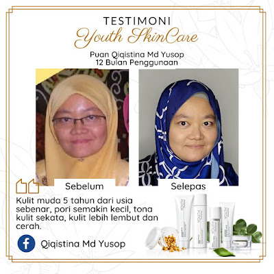 Testimoni Youth Skincare Shaklee